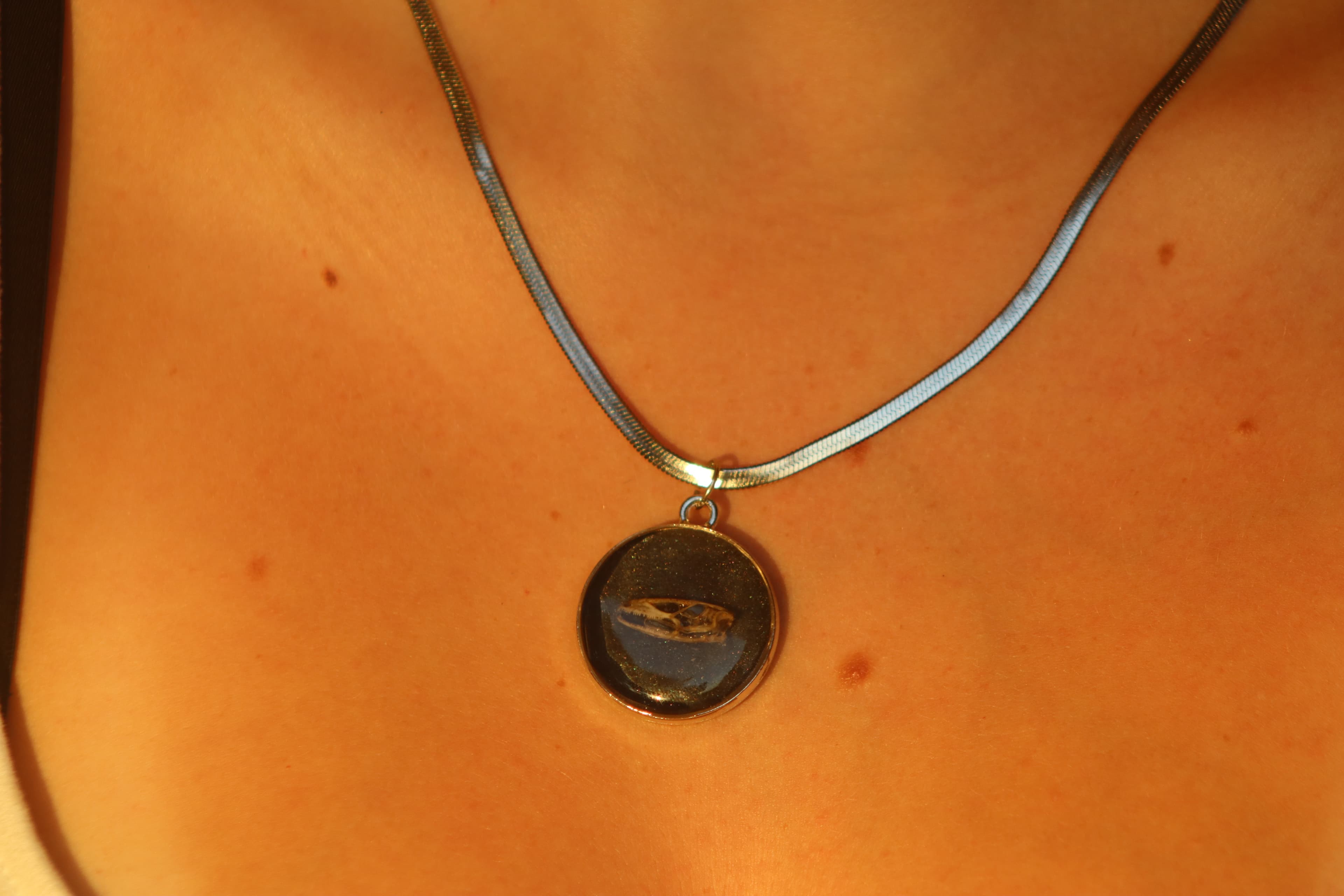 Skink Skull Necklace