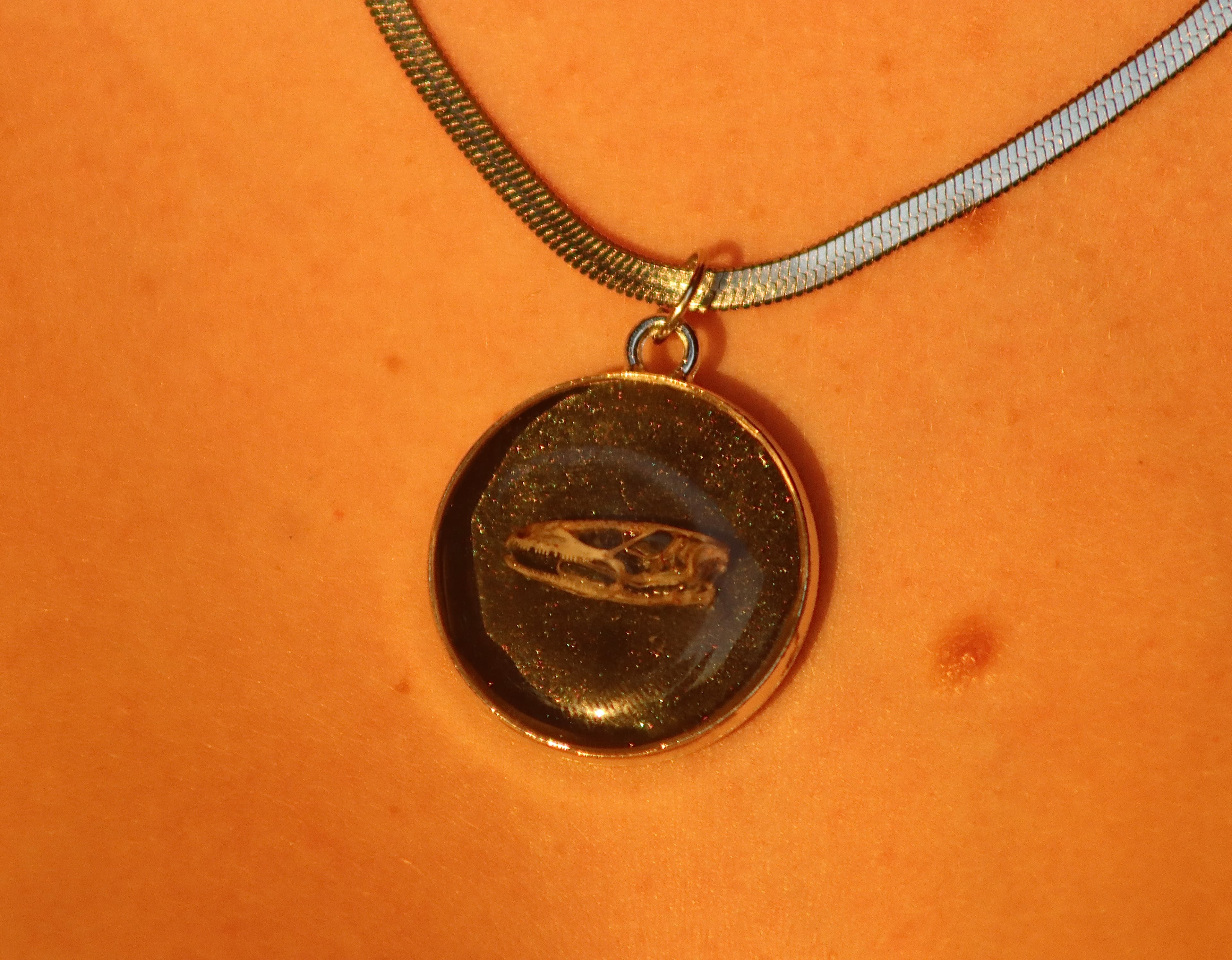 Skink Skull Necklace 2