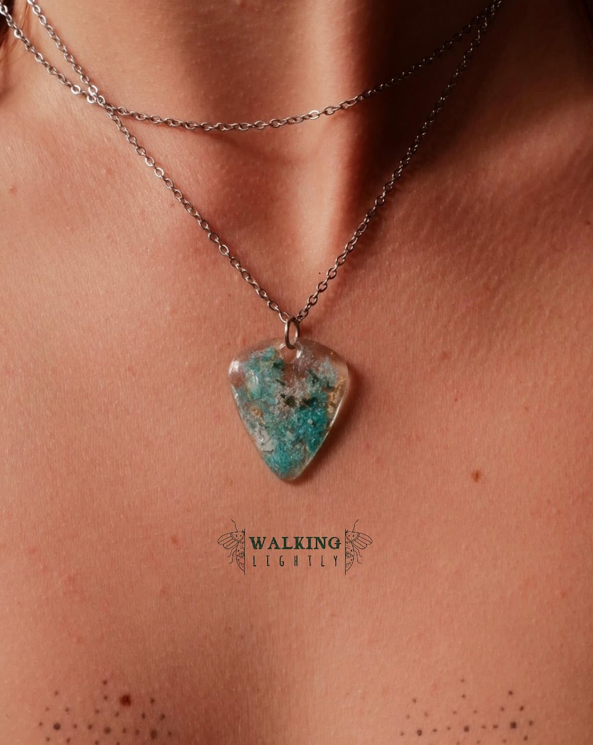Memorial Guitar Pick Necklace