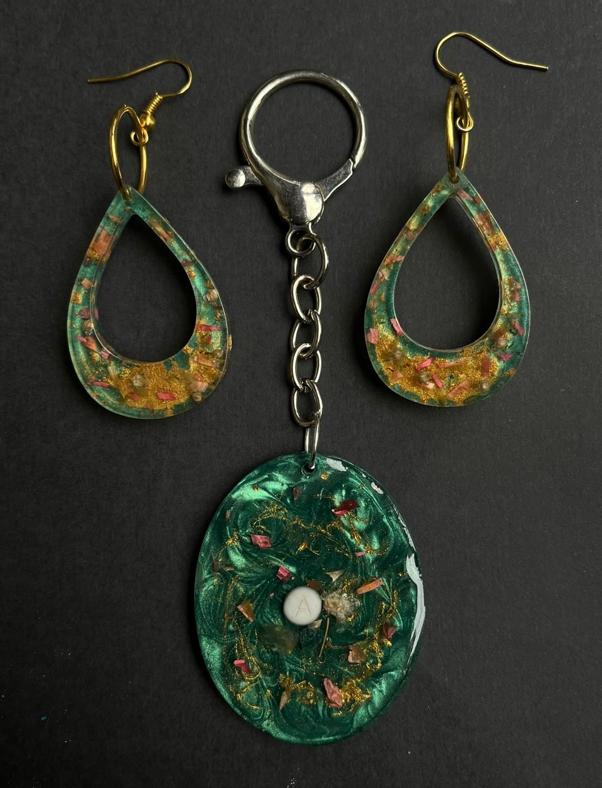 Wedding Earrings & Keychain